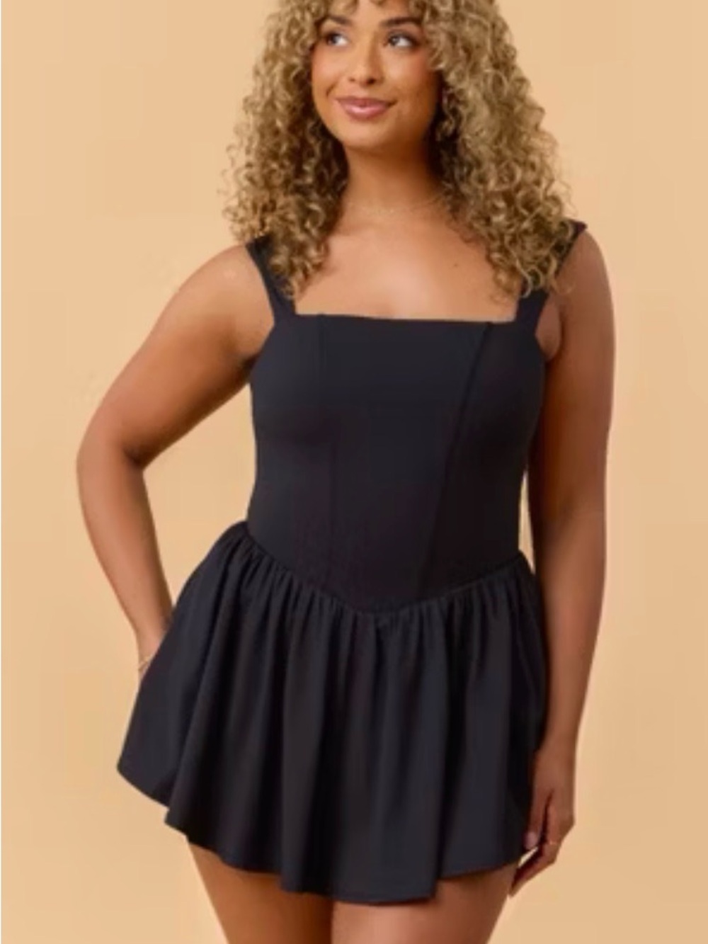 Blogilates Women's Mommy & Me Princess Bow Back Dress w/shorts  size Small - Picture 2 of 8